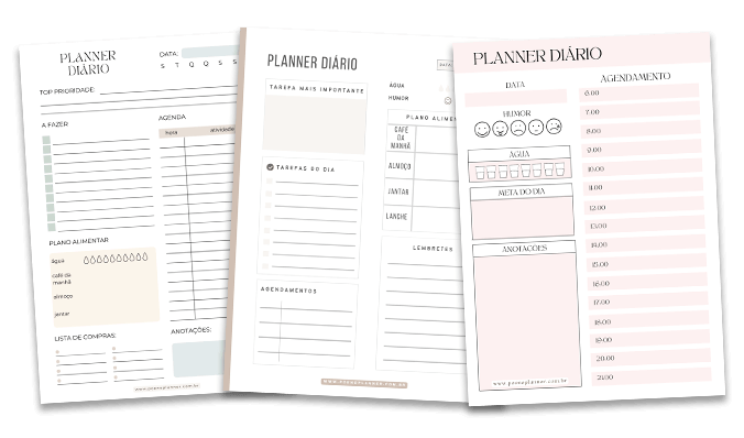 Planner Diario Para Imprimir (1)