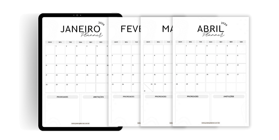 Planner Mensal PDF Para Imprimir - 1 (1)